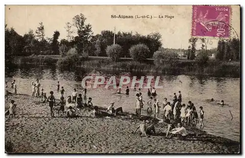 Saint Aignan Cartes postales La plage