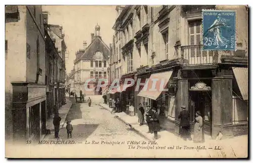 Montrichard Cartes postales La rue principale et l&#39hotel de ville