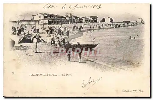 Palavas les flots Cartes postales la plage