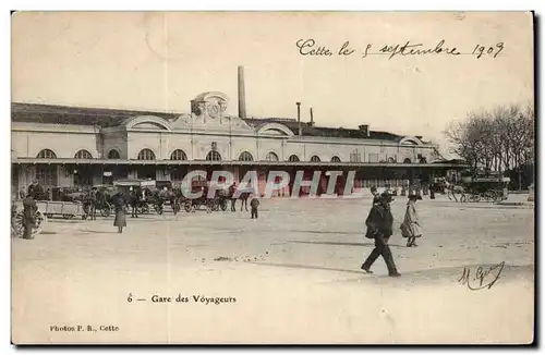 Cette Sete Cartes postales Gare des voyageurs