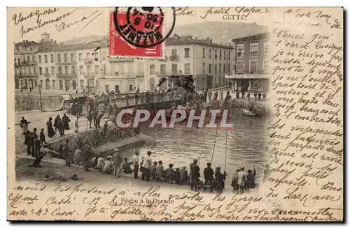 Cette Sete Cartes postales Peche a la dorade TOP