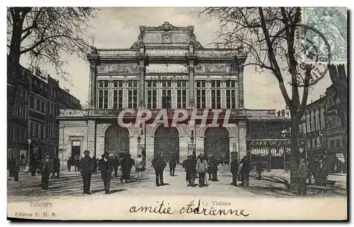 Beziers Cartes postales le theatre