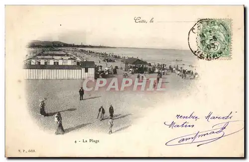 Sete Cette Cartes postales La plage