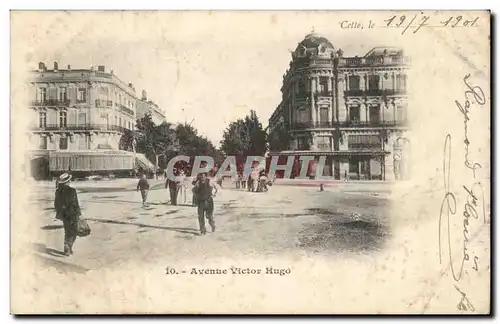 Sete Cette Cartes postales Avenue Victor Hugo