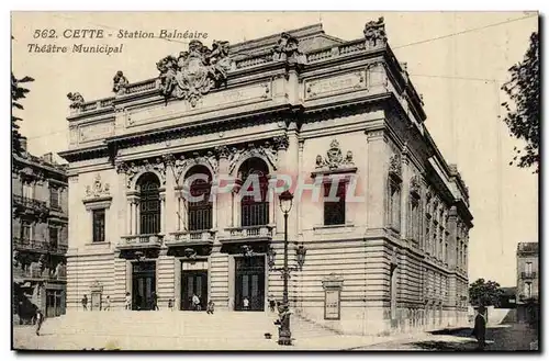 Cete Sete Cartes postales Station balneaire Theatre municipal