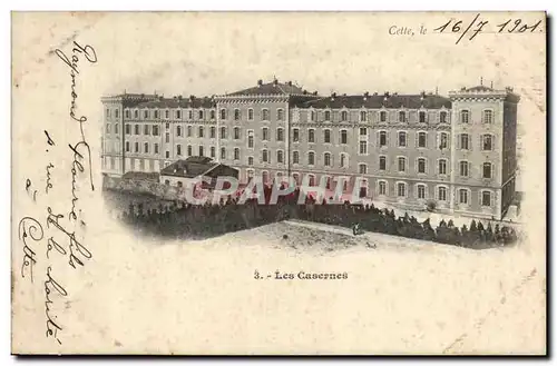 Cete Sete Cartes postales Les casernes