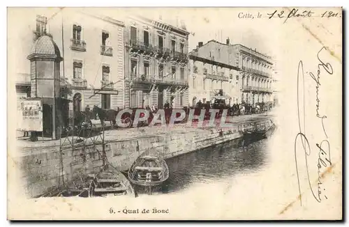 Cete Sete Cartes postales Quai de Bosc