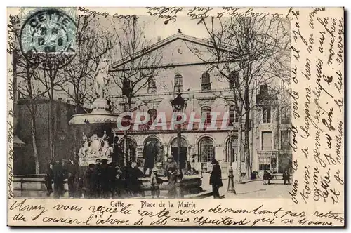 Cete Sete Cartes postales Place de la mairie