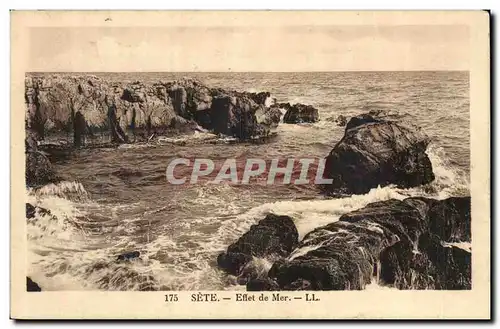 Cete Sete Cartes postales Effet de mer