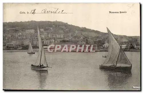 Cete Sete Ansichtskarte AK Nouveau bassin (bateaux)