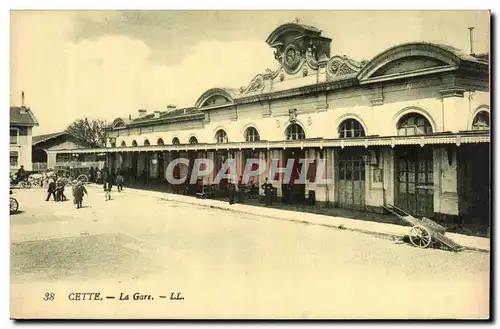 Cete Sete Cartes postales La gare