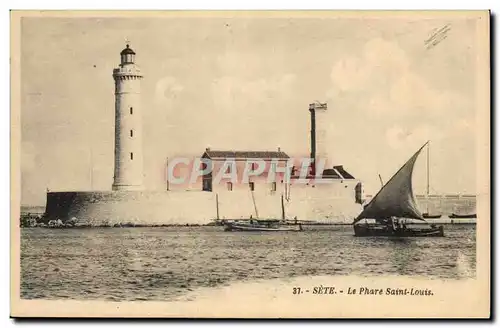 Sete Cette Cartes postales Le phare Saint Louis