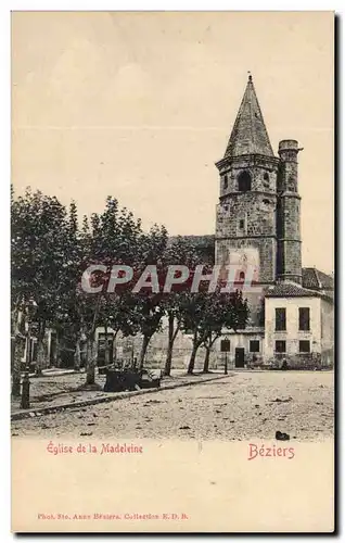 Beziers Ansichtskarte AK Eglise de la Madeleine