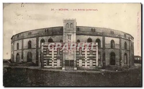 Beziers Cartes postales Les arenes (exterieur)