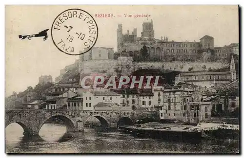 Beziers Cartes postales Vue generale (avion)