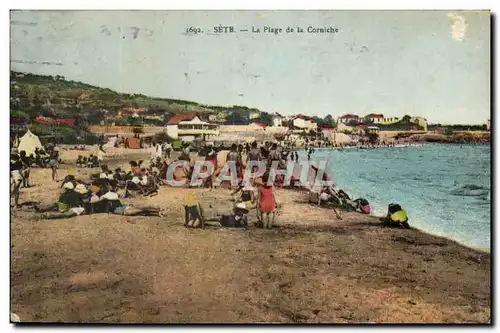 Cette Ansichtskarte AK La plage de la corniche