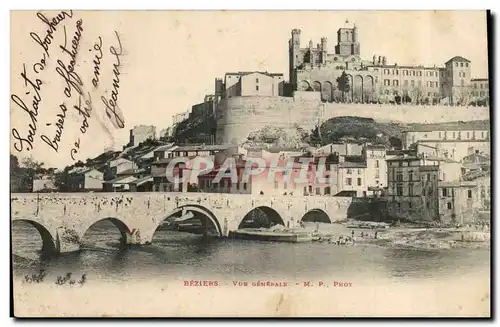 Beziers Cartes postales Vue generale