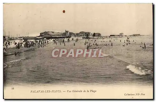 Palavas les Flots Cartes postales Vue generale de la plage