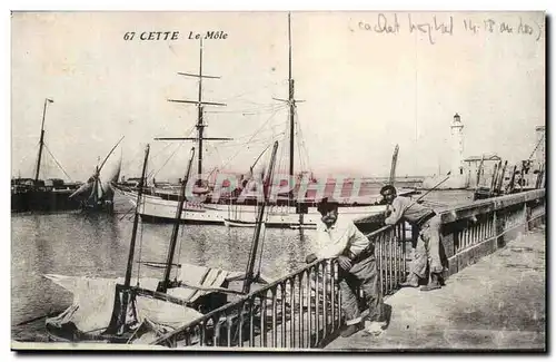 Cette Cartes postales Le Mole (cachet hopital 46eme corps d&#39armee RaRe)