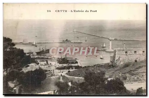 Cette Cartes postales L'entree du port