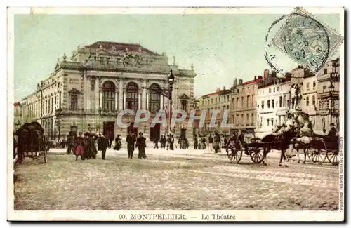 Montpellier Cartes postales Le theatre