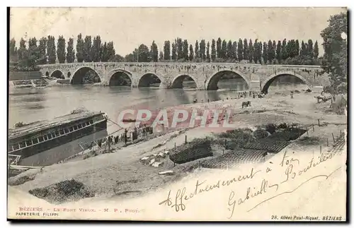 Beziers Cartes postales Le pont vieux