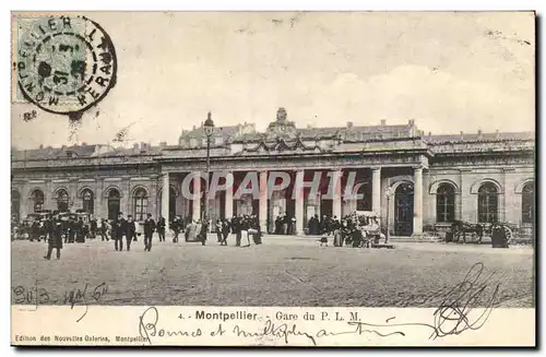 Montpellier Ansichtskarte AK Gare du PLM