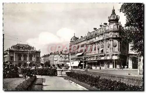 Montpellier Cartes postales La place de la Comedie (l'oeuf)