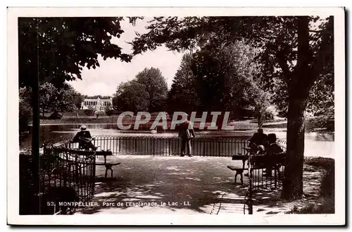 Montpellier Cartes postales Parc de l&#39esplanade le lac