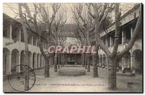 Lamalou la Bas Ansichtskarte AK Interieur de l&#39hotel des bains