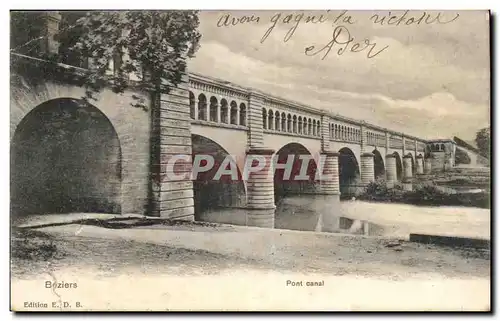 Beziers Ansichtskarte AK Pont canal