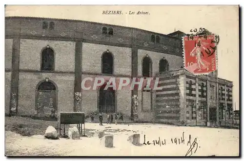 Beziers Ansichtskarte AK les arenes