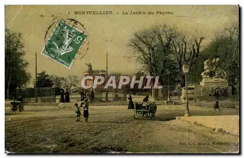 Montpellier Ansichtskarte AK Le jardin du Peyrou