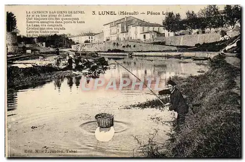 Lunel - Pesca - poisson - pecheur - fish - fishing - - Cartes postales