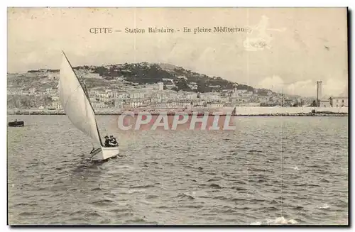 Sete - Cette - Station Balneaire - En pleine Mediterrane - Ansichtskarte AK