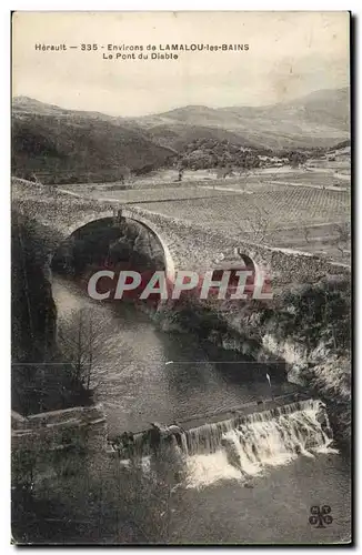 Lamalou les Bains - Le Pont du Diable - Ansichtskarte AK