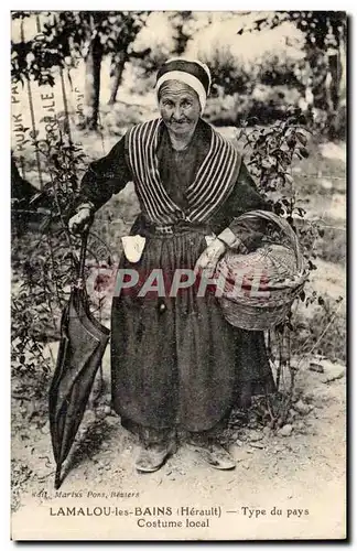 Lamalou les Bains - Type du Pays - Costume local - Cartes postales