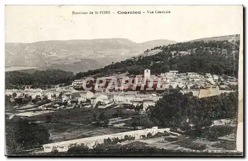 Environs de Saint pons - Courniou - Vue Generale - Ansichtskarte AK