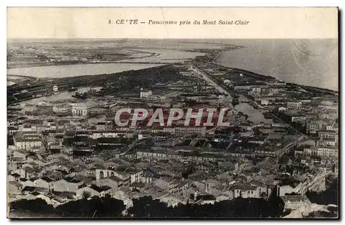 Cette sete Cartes postales Panorama pris du Mont Saint Clair