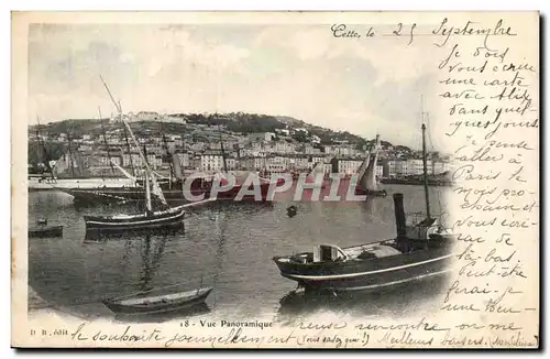 Sete - Cette - Vue Panoramique - Pauline Michon - Cartes postales