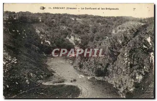 Creuse Crozant Cartes postales Le confluent et les Bregeauds