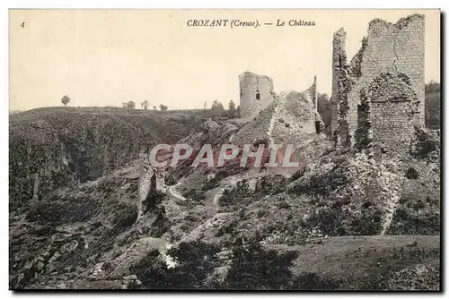 Creuse Crozant Cartes postales Le chateau