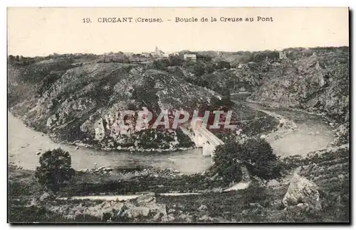 Creuse Crozant Cartes postales Boucle de la Creuse au pont