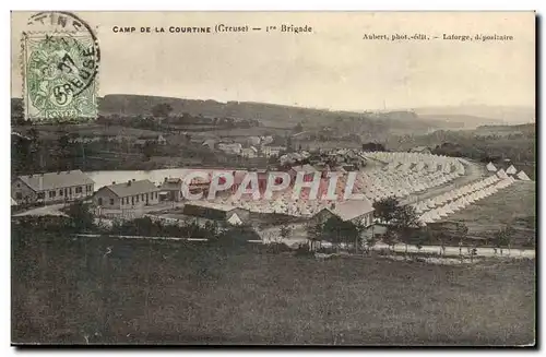 Creuse Cartes postales Camp de la Courtine 1ere Brigade