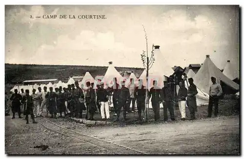 Creuse Cartes postales Camp de la Courtine (militaria)