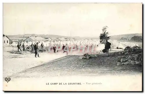 Creuse Ansichtskarte AK Camp de la Courtine Vue generale (militaria)