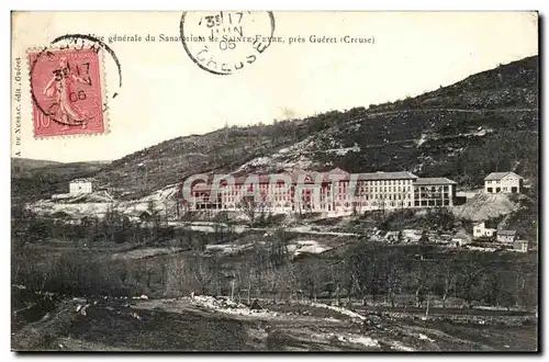 Creuse Cartes postales Vue generale du Sanatorium de Sainte Feyre pres Gueret L'entree et la direction