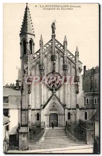 Creuse Cartes postales Chapelle du couvent