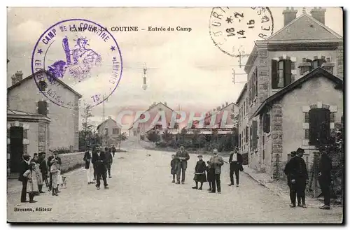 Creuse Cartes postales La Courtine Entree du camp