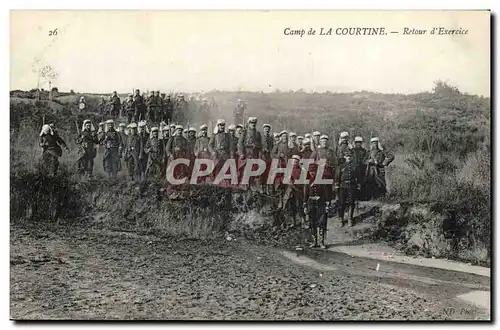 Creuse Cartes postales Retour d&#39exercice (militaria)